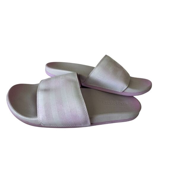 Adidas Adilette Comfort Slides Women’s 8 Pink Ombre Slip-On Sandals FZ4878 - Picture 5 of 7